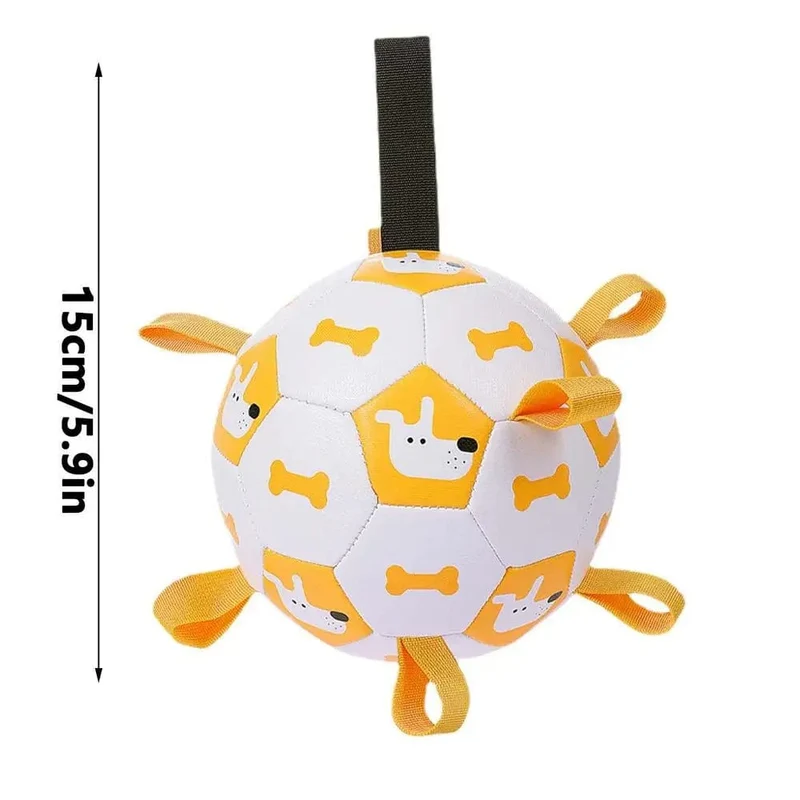 Balle Interactive Chien Laisse Intégrée 19cm