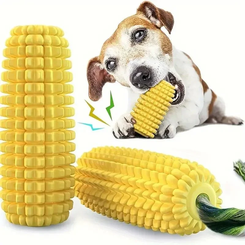 Jouet Maïs Caoutchouc Ultra-Résistant Gros Chien