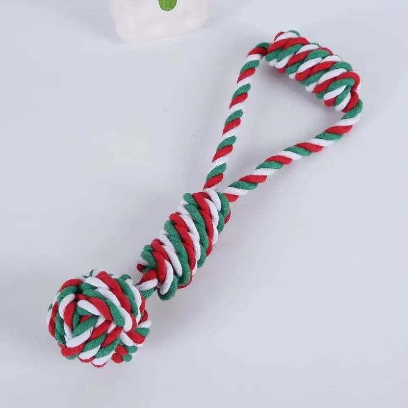 Jouet Corde Noël Tug Résistant Grand Chien
