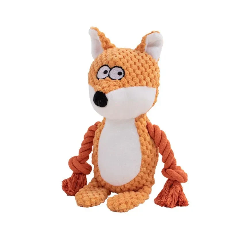 Peluche Renard Sonore Jouet Chien