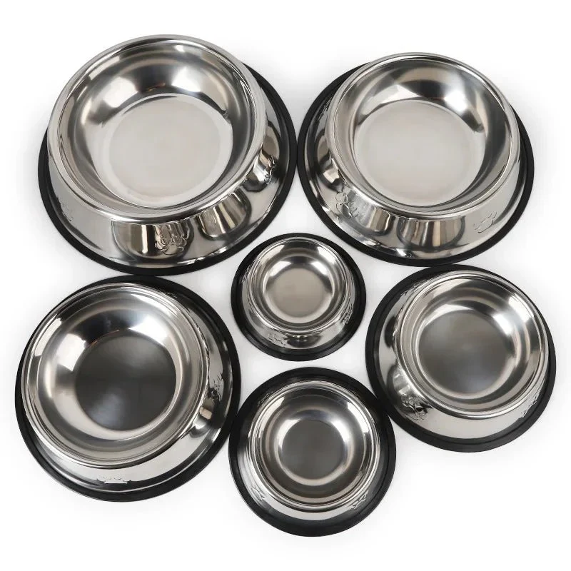 Gamelle Inox Antidérapante Grande Contenance