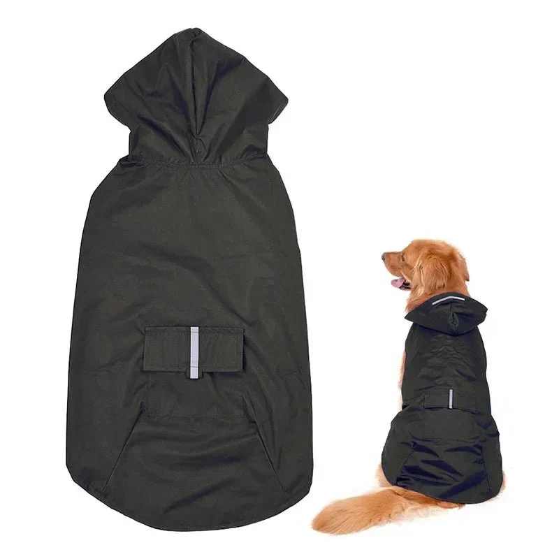 Veste Pluie Imperméable Gros Chien Réfléchissante