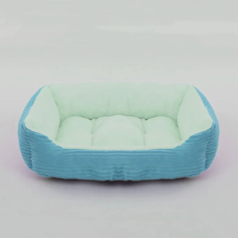 Panier Orthopédique Vert Bleu Gros Chien