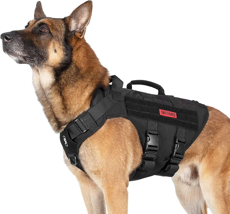 Harnais Tactique Nylon 1000D Gros Chien