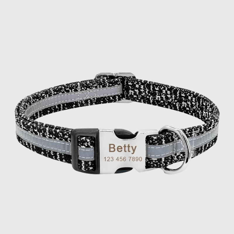 Collier Personnalisé Prénom Téléphone Chien