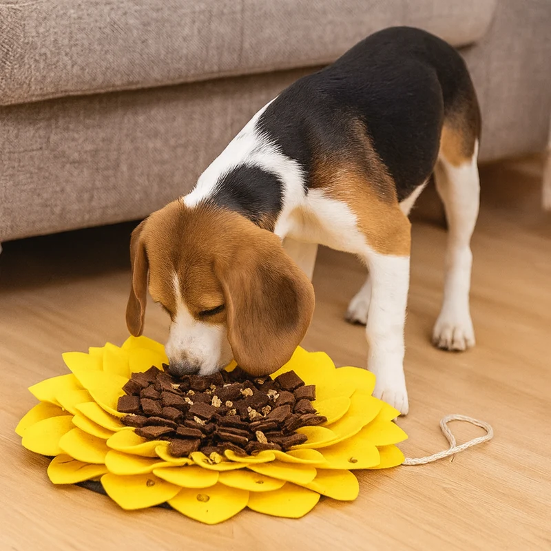 Tapis de Fouille Tournesol Chien Olfactif