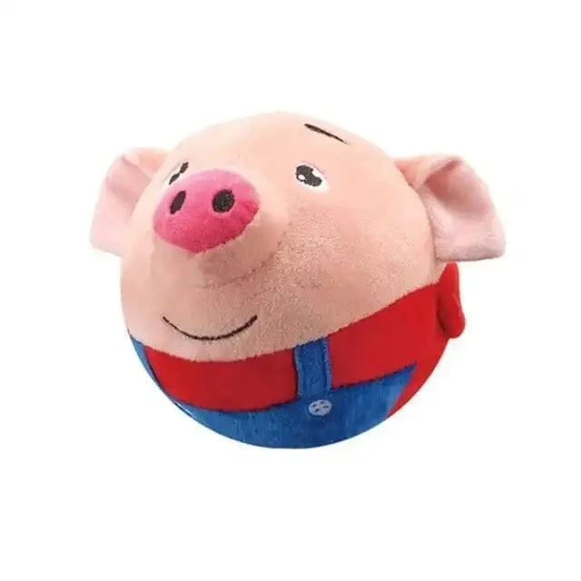 Cochon Sauteur Interactif Jouet Chien