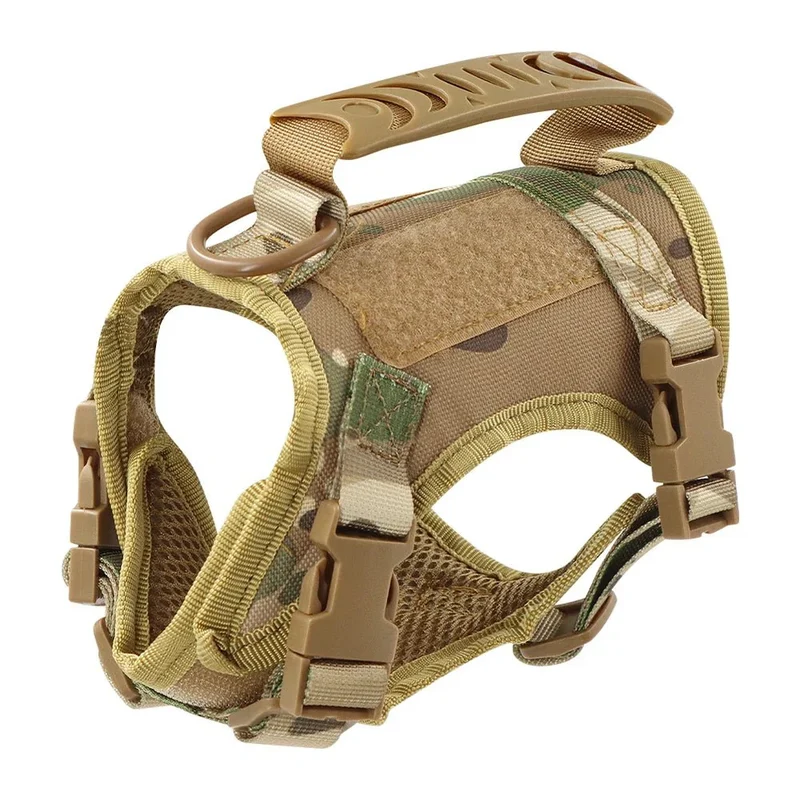 Harnais Tactique Gros Chien Nylon Camouflage