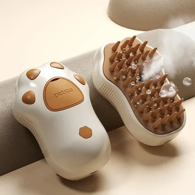 Brosse Vapeur Patte Toilettage Chien Chat