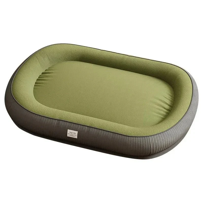 Panier Moelleux Vert XL Gros Chien
