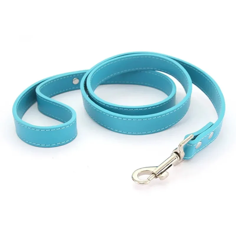 Laisse Style Cuir Nylon Chiot Couleurs