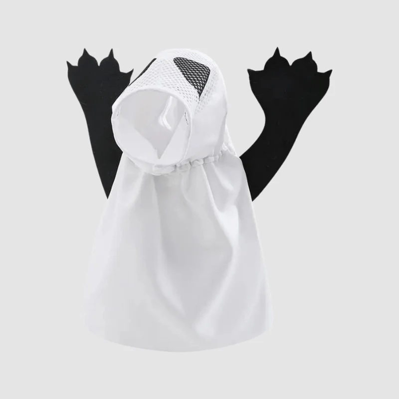 Déguisement Fantôme Chien Halloween Blanc
