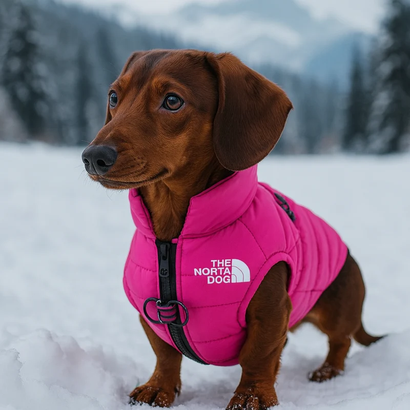 Doudoune Imperméable Hiver Gros Chien Polaire