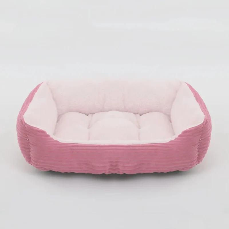 Panier Orthopédique Rose pour Gros Chien XL