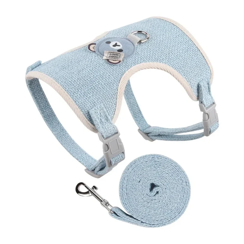 Set Harnais Laisse Nylon Coloré Gros Chien