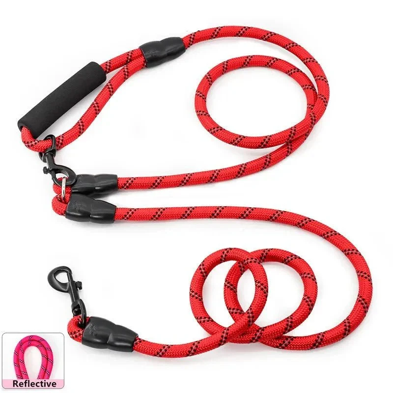Laisse Lasso Réfléchissante Haute Visibilité Chien