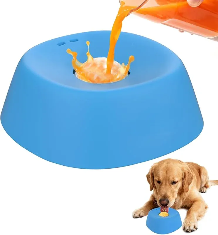 Gamelle Léchage Anti-Glouton Inox Gros Chien