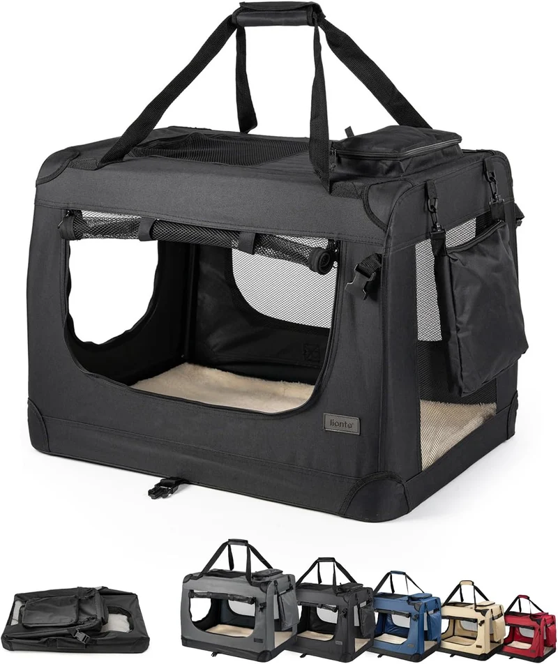 Caisse Transport Pliable Chien Oxford Solide