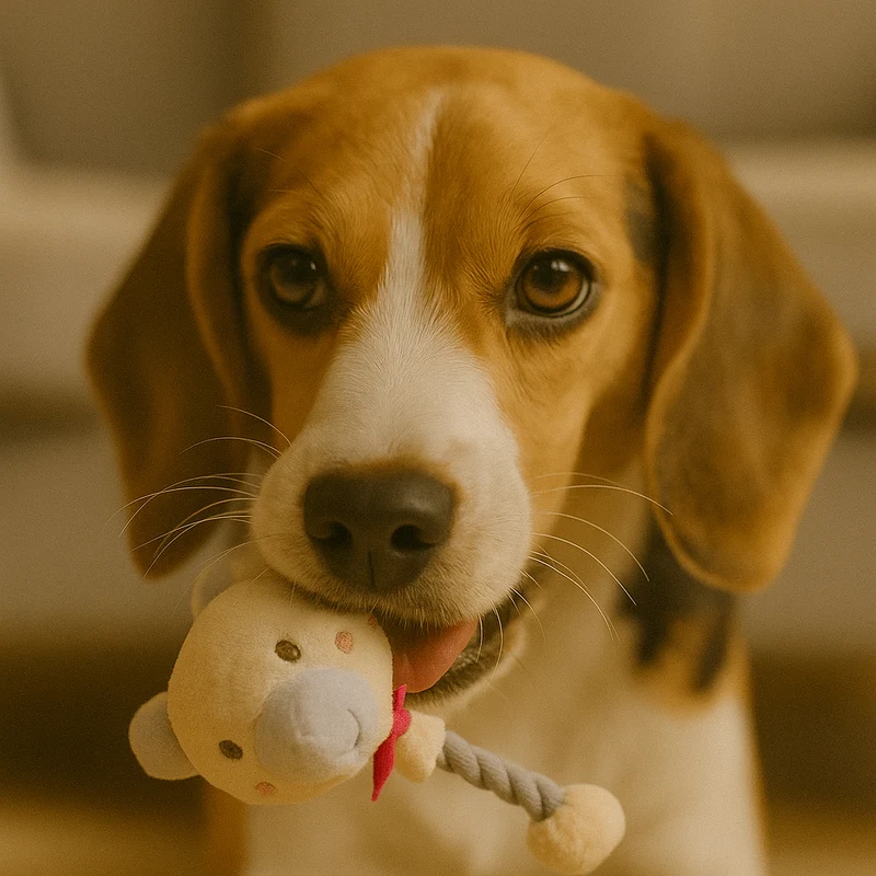 Peluche Souris Résistante Chien 15cm