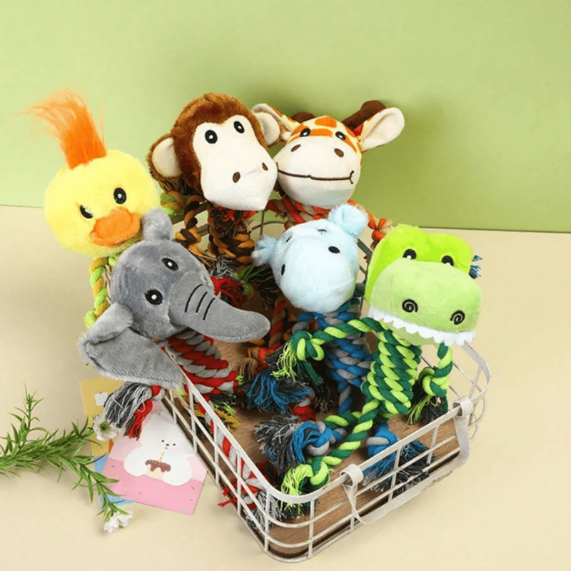 Jouet Peluche Résistant Gros Chien 6 Modèles