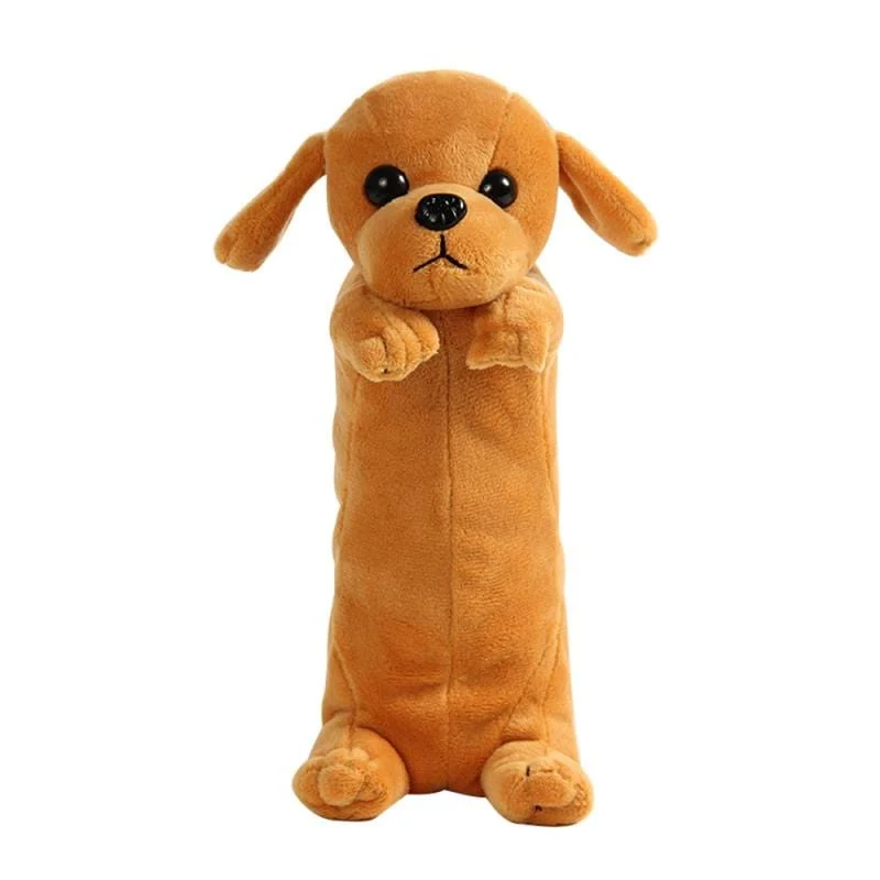 Trousse Peluche Chien Kawaii École