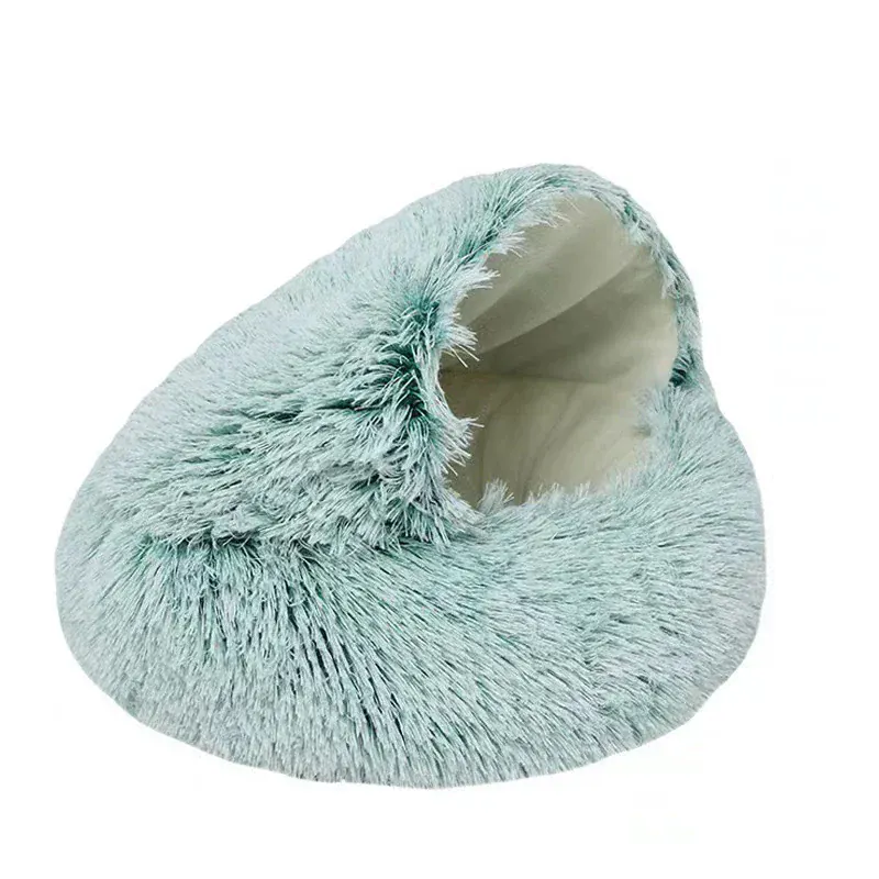 Lit Nid Chauffant Chien Peluche Cocooning