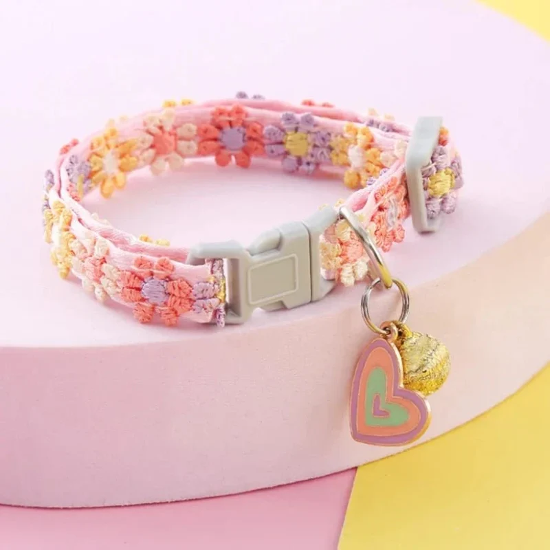 Collier Chiot Femelle Léger Décoratif Réglable