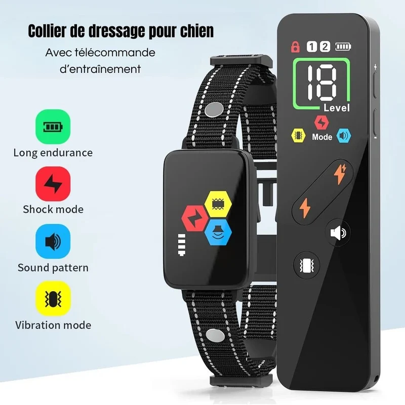 Collier Dressage Étanche Gros Chien