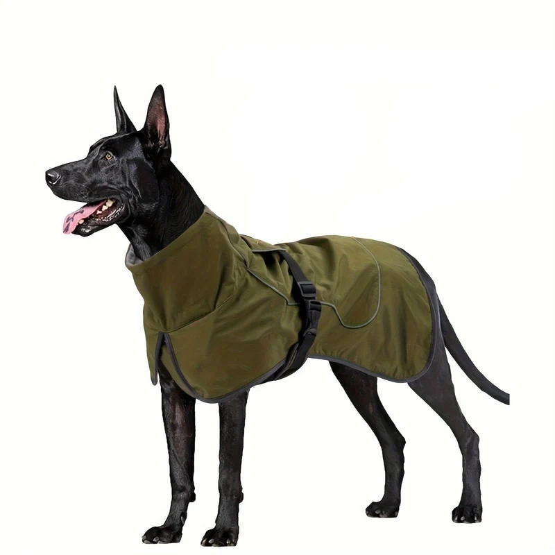Manteau Hiver Col Haut Chien Ajustable
