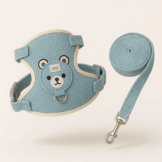 Harnais Fantaisie avec Laisse Incluse Chien S-M