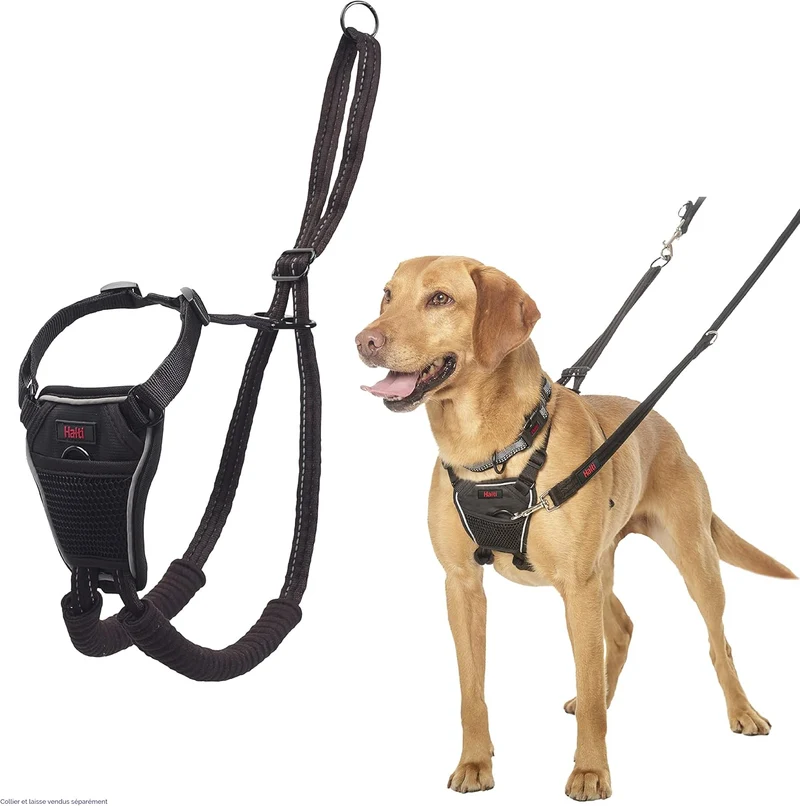 Harnais Anti-Traction Réfléchissant Chien Moyen
