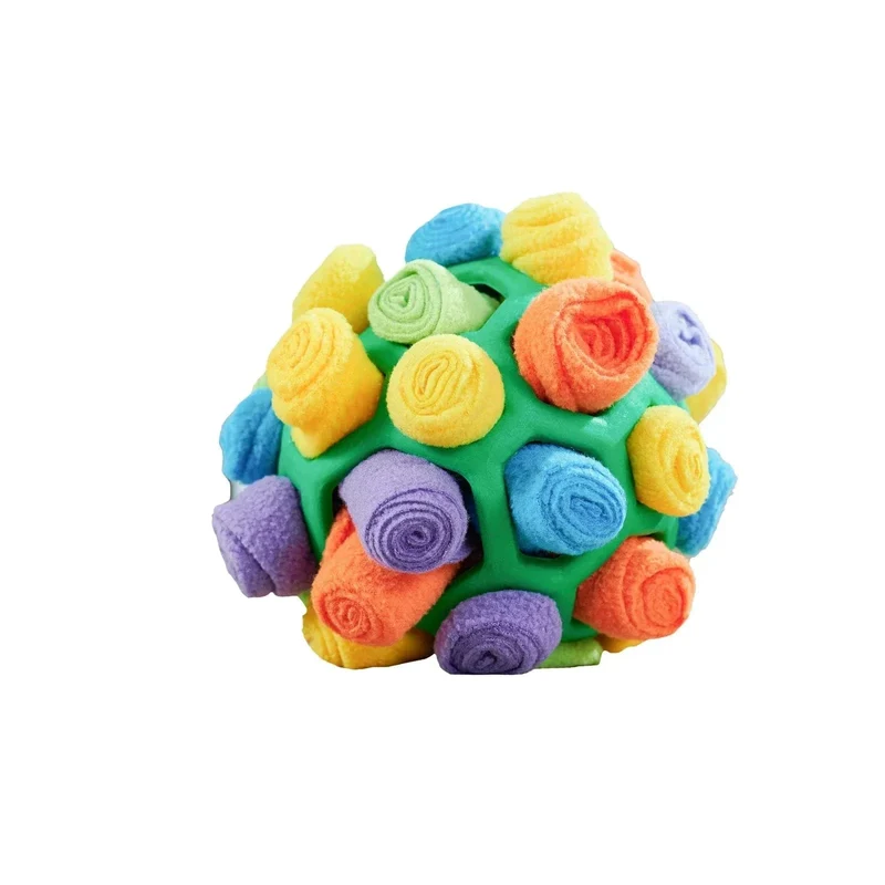 Boule Fouille Olfactive Chien 14cm 8 Coloris