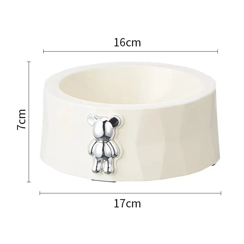 Gamelle Antidérapante Inox Design Ours Chien