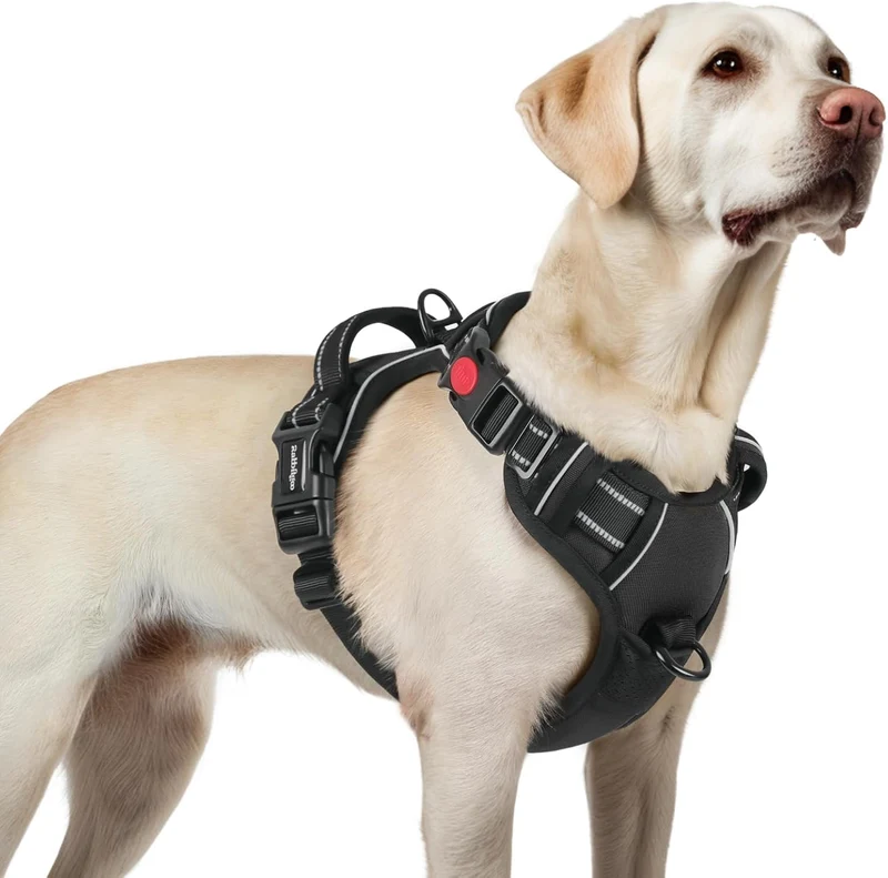 Harnais Anti-Traction 3 Points Attache Gros Chien