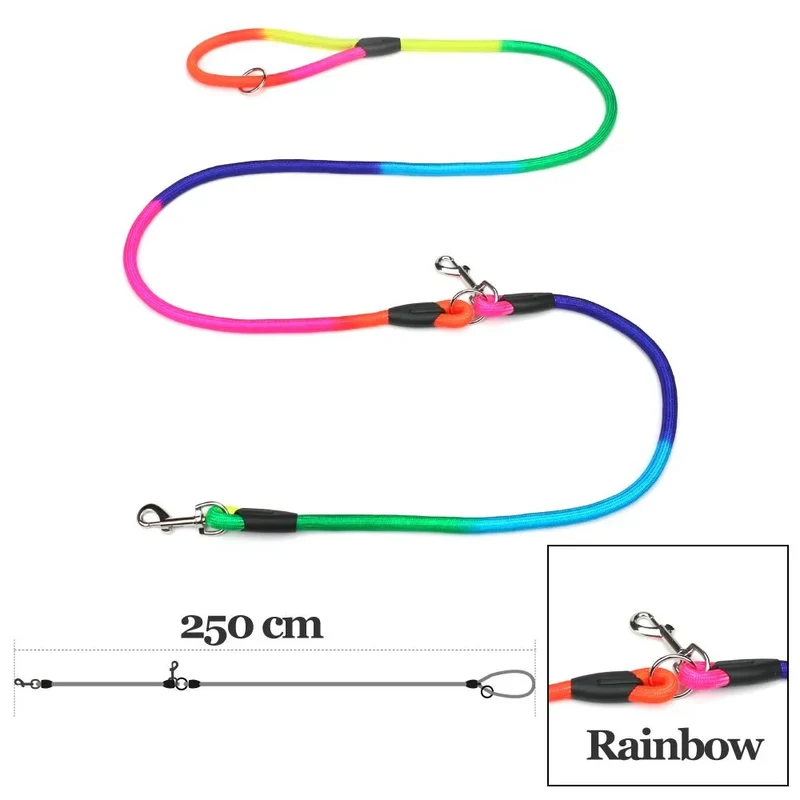 Laisse Nylon Résistante Gros Chien 250cm