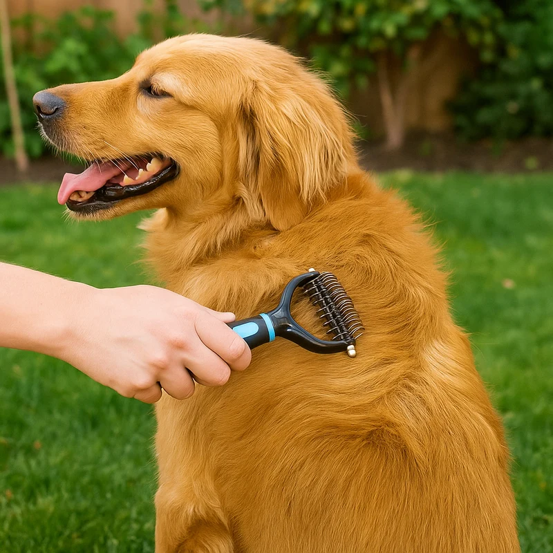 Brosse Démêlante Poil Long Grand Chien