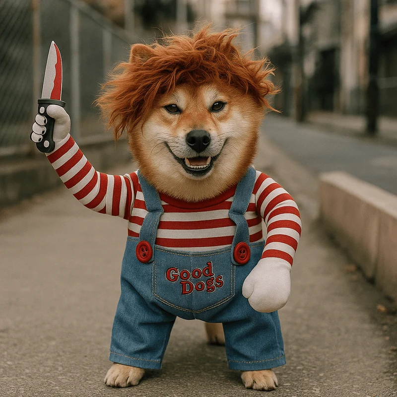 Costume Halloween Horreur Chien Gros Gabarit