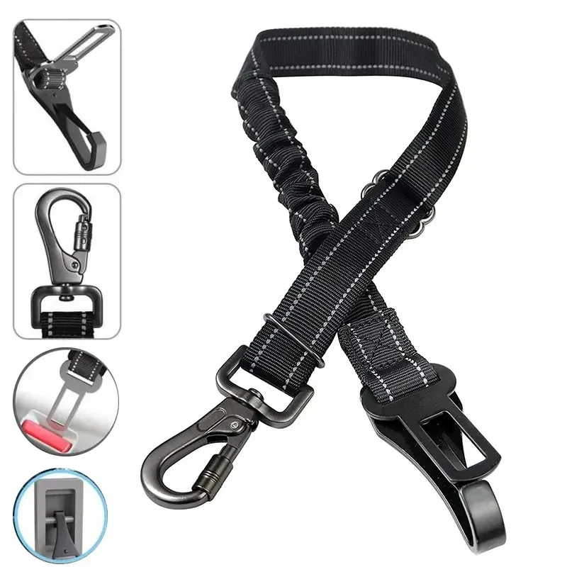 Ceinture Sécurité Voiture Chien 3-en-1