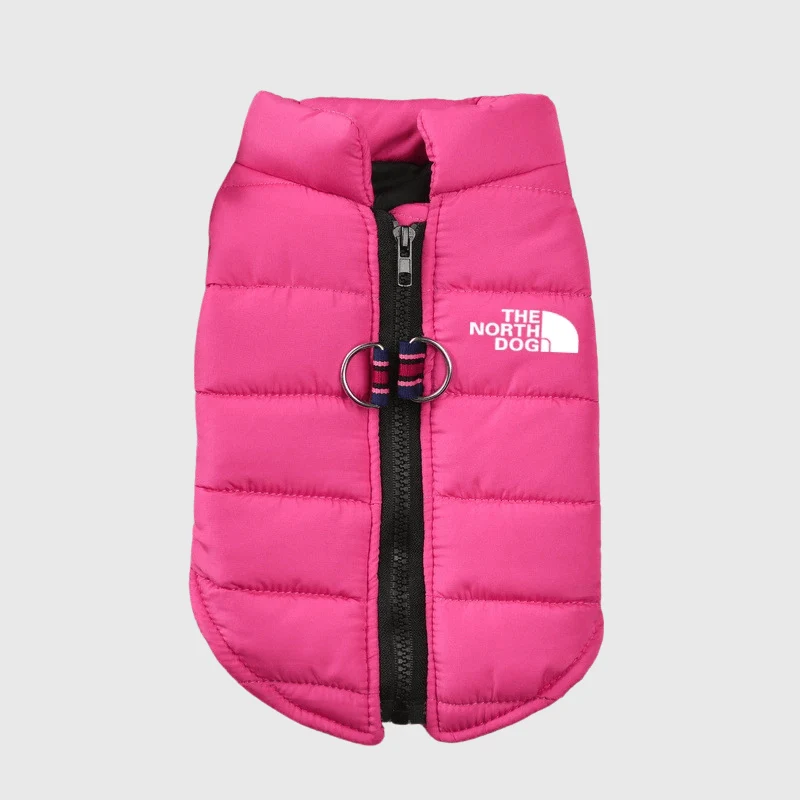 Manteau Imperméable Rose Gros Chien Hiver