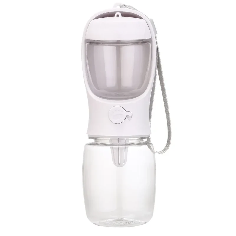 Gourde Distributeur Portable Chien 2-en-1