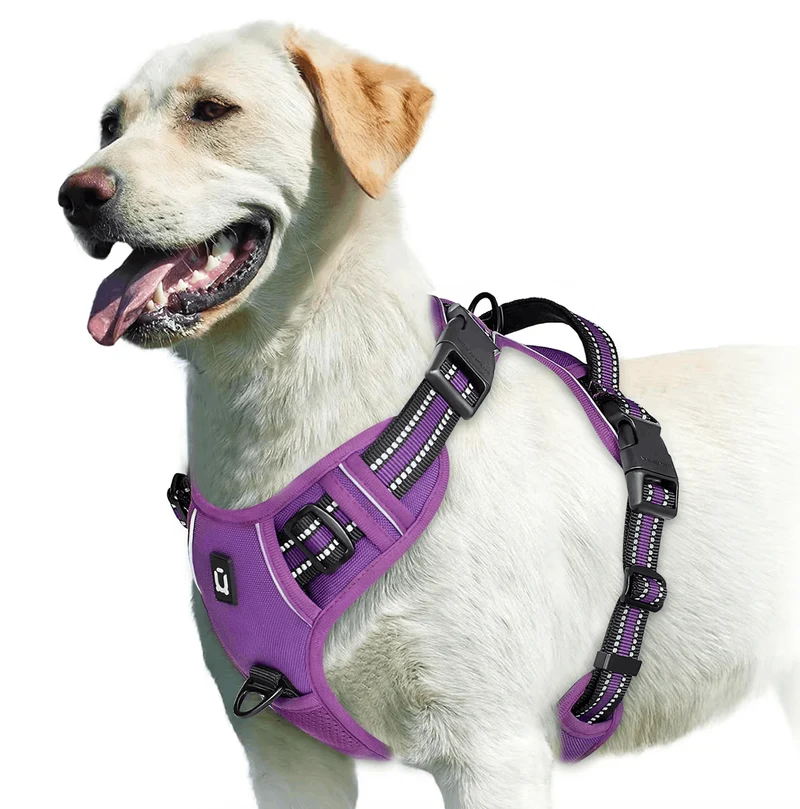 Harnais Anti-Traction Réfléchissant Gros Chien