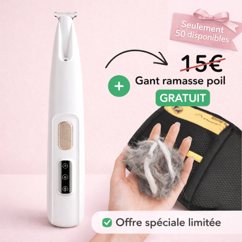 Tondeuse Silencieuse Rechargeable Chien LED
