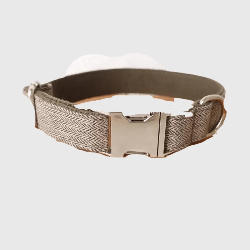 Collier Tressé Personnalisé Gravé Gros Chien