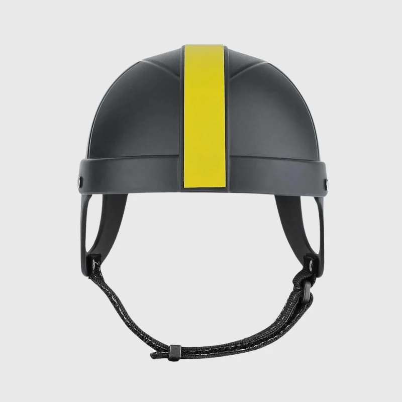 Casque Moto Chien Noir Blanc Ajustable