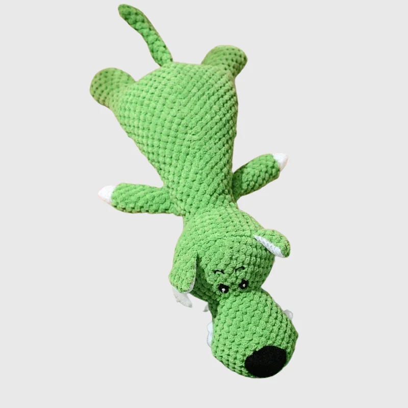 Peluche Crochet Tricoté XL Chien Molosse 36cm
