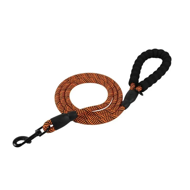 Laisse Nylon Poignée Rembourrée Gros Chien