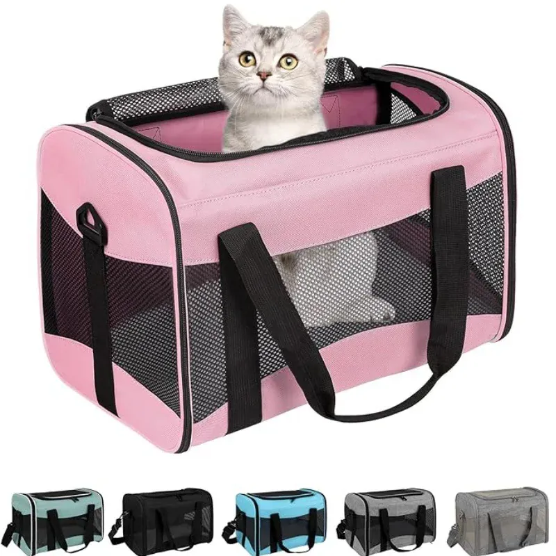 Sac Transport Pliable Chien Moyen Respirant