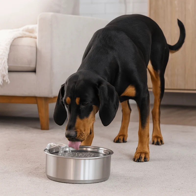 Fontaine Inox Silencieuse Gros Chien 8L
