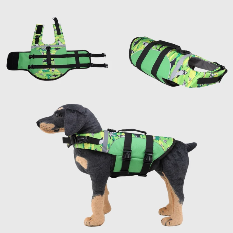 Gilet Sauvetage Dessin Animé Chien Nageur
