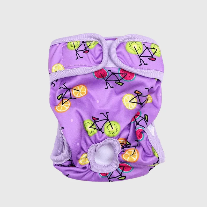 Culotte Hygiénique Chienne Chaleur Violet